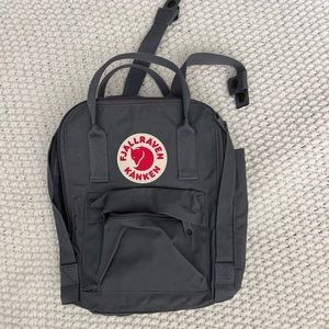 Fjallraven kanken mini grey backpack